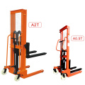 NIULI Factory Price Forklift For Sale 1 TON 2 TON 2M 1.6M 3Meter 2.5M Manual Hand Stacker With Hydraulic Pump High Lift Forklift